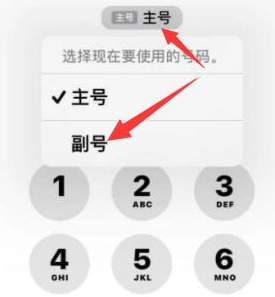 乌马河苹果14维修店分享iPhone 14 Pro Max使用副卡打电话的方法 