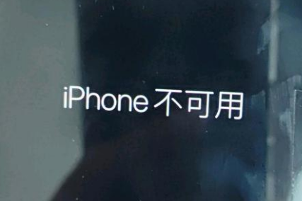 乌马河苹果服务网点分享锁屏界面显示“iPhone 不可用”如何解决 